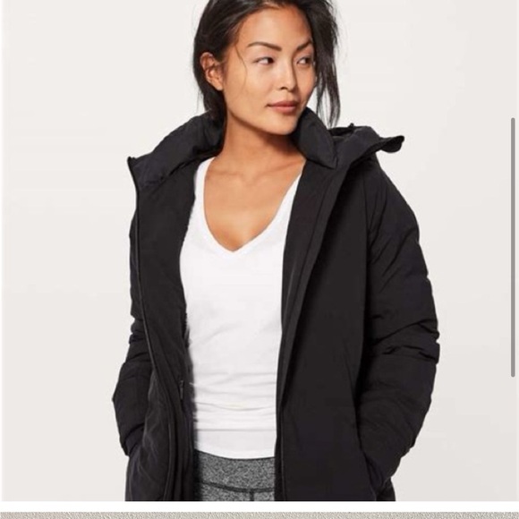 Lululemon Slush Hour Parka Black Size 4 - Picture 3 of 9
